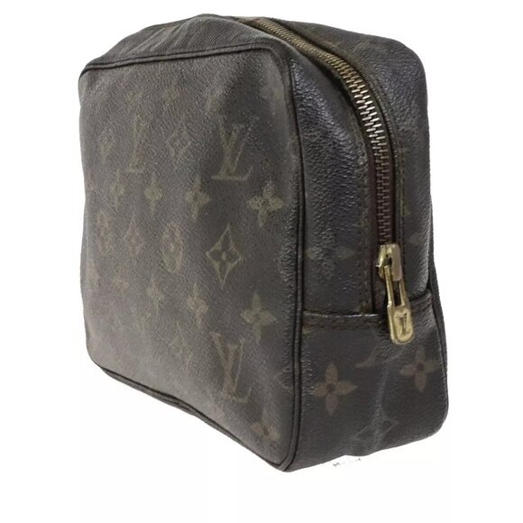LOUIS VUITTON Trousse Toilette 23 Clutch Hand Bag Monogram Brown - Picture 12 of 15